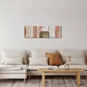 Obraz - Minimalistyczna ilustracja (z zegarem) (90x30 cm)