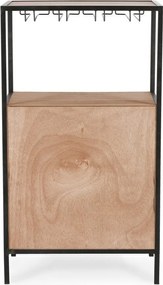 Szafka na wino w naturalnym kolorze liczba butelek 12, 51x91x30 cm Isaac – Yes Everyday