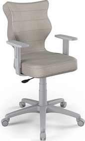 Młodzieżowe krzesło do biurka Duo Grey rozmiar 5 (146-176,5 cm)