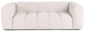 Kremowa aksamitna sofa 225 cm Cube – Bonami Selection