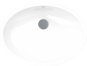 Massi Umywalka podblatowa owalna beżowa z konglomeratu RONA Cooper 56 cm | Różne kolory : Kolor - Biały połysk