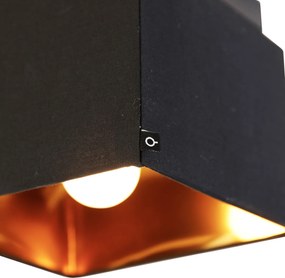 Inteligentna lampa sufitowa czarna ze złotem, w tym Wi-Fi P45 - VT