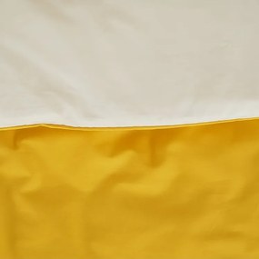 B.E.S. Petrovice Bawełniana pościel Double face musztardowa/kawowa