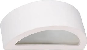 Biały ceramiczny minimalistyczny kinkiet H2-F14