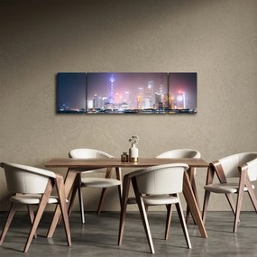 Obraz Szanghaju nocą (170x50 cm)