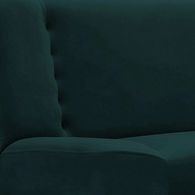 Sofa z Funkcją Spania PIANO Rozkładana Wersalka Dwuosobowa Zielona Nowoczesna do Salonu
