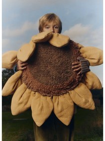 Bawełniana poduszka dziecięca 90x90 cm Sunflower – Lorena Canals