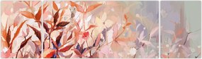 Obraz - Malowanie pastelami jesieni (170x50 cm)