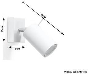 Minimalistyczny kinkiet regulowany P4-S48