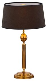 Jupiter 1954 - Lampa stołowa BATUMI 1xE27/40W/230V czarny/mosiądz