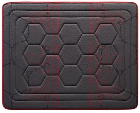 Twardy/średnio twardy piankowy materac dwustronny 90x200 cm Hexaflex Moon – Moonia