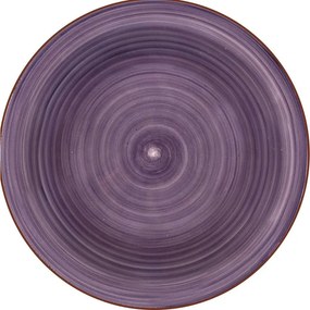 Lamart LT9096 ceramiczny głęboki talerz Happy,średnica 21,5 cm, fioletowy