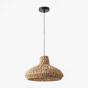 Lampa Sufitowa Z Plecionego Papieru Maslany Miel & Natural Maslany - Sklum