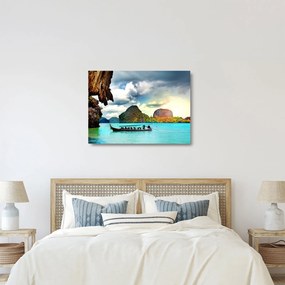 Obraz na szkle - Zatoka Phang Nga (70x50 cm)