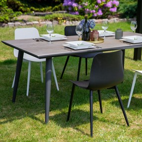 Stół ogrodowy Hugo 180 x 90 x 72 cm brąz PATIO