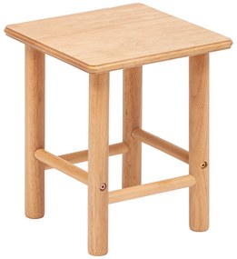 Drewniany taboret dziecięcy WOOD, 27 x 27 x 32 cm