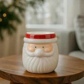 Kominek z kamionki z woskami zapachowymi, 8 cm