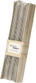 Zestaw świec Pazzo 6szt. light grey