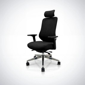 Ergonomiczny fotel biurowy czarny AXIS
