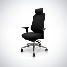 Fotel biurowy ergonomiczny czarny: AXIS