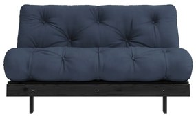 Ciemnoniebieska rozkładana sofa 140 cm Roots Black Night – Karup Design