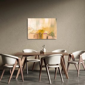 Obraz na szkle - Abstrakcja, obraz olejny (70x50 cm)
