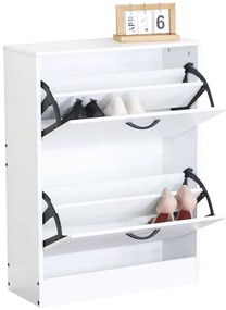 Szafka na buty BOTNIX, 2 półki, biały