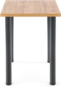 Stół jadalniany na czterech czarnych nogach Modex 2 90