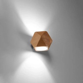 Kinkiet WOODY naturalne drewno SOLLUX  LIGHTING