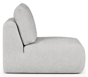Jasnoszary fotel z materiału bouclé Mirel – Rodier