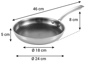 Patelnia ze stali ø 24 cm SteelCraft – Tescoma