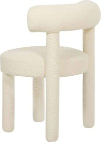 Krzesło 62x80x58 cm Jasny Krem Leith LET77L