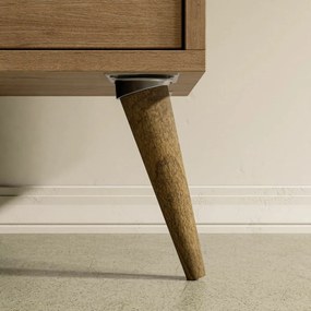 Stolik konferencyjny Exxen Oak and White