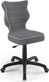 Młodzieżowe krzesło do biurka Petit Black rozmiar 6 (159-188 cm)