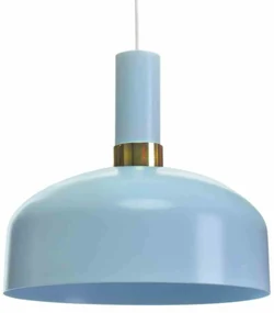 Lampa wisząca MALMO BLUE 1xE27, niebieska, pojedyncza, nad stół, wyspę