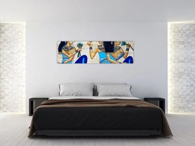 Obraz - Malarstwo egipskie (170x50 cm)