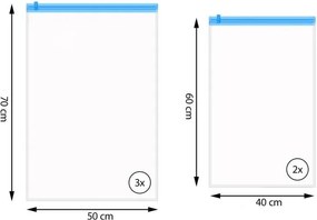 Zestaw worków próżniowych, 5 sztuk