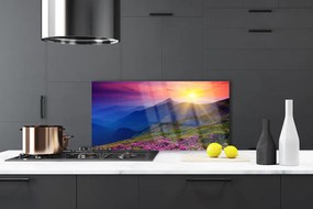 Panel Kuchenny Alpejska Łąka w Kwiatach