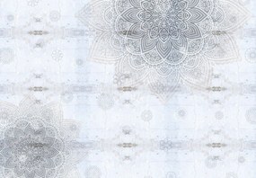 Fototapeta - Mandale w betonie (196x136 cm)