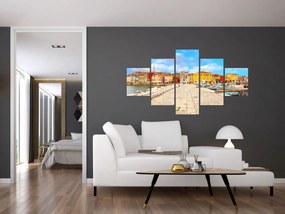 Obraz - Stare istryjskie miasto Poreč, Chorwacja (125x70 cm)