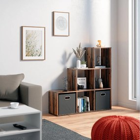 Półka na schody drewno antyczne 107.2x29x107.8