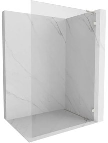 Mexen Lunar L ścianka prysznicowa Walk-in prawa 110 x 200 cm, transparent 8 mm, nikiel szczotkowany - 830L-110-000-97-00-P