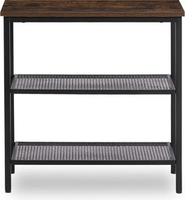 Stolik Kawowy CARTER 60 cm Dąb Rustykalny/Czarny Nowoczesny Loft