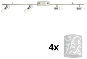 Eglo - LED oprawa punktowa MY CHOICE 4xE14/4W/230V chrom/biały