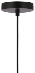 Ciemnoszara lampa wisząca ze szklanym kloszem ø 16 cm Udin – Candellux Lighting