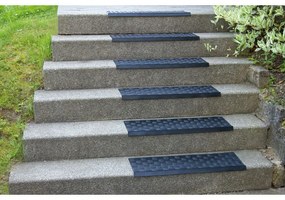 Gumowe nakładki na schody, 750 x 250 mm, 1 Szt., brązowy