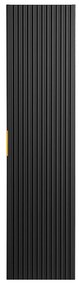 Szafka łazienkowa wisząca słupek czarny mat 35 x 25 x 140 cm ASTROS Black