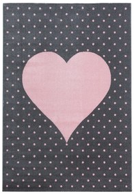 Różowo-szary dywan dziecięcy 120x170 cm Bambi – Ayyildiz Carpets