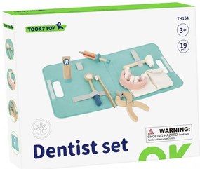 Tooky toy zestaw małego dentysty walizka lekarza 19 el. fsc