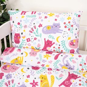 4Home Dziecięca pościel bawełniana do łóżeczka Playful Paws, 100 x 135 cm, 40 x 60 cm, 100 x 135 cm, 40 x 60 cm